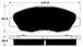 Porterfield Brake Pads for 1990 HONDA ACCORD Sedan - Akebono Front Caliper R/Drum FR SPORT