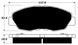 Porterfield Brake Pads for 1995 HONDA ACCORD Coupe 4 Cyl EX FR SPORT