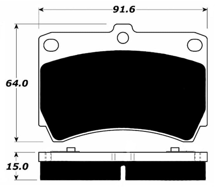 Porterfield Brake Pads for 1995 MAZDA 323 FR SPORT