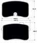 Porterfield Brake Pads for 1990 AUDI V8 Quattro ATE F/Caliper FR SPORT