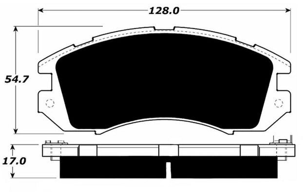 Porterfield Brake Pads for 1995 SUBARU IMPREZA WAGON Rear Drum Brakes FR SPORT