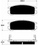 Porterfield Brake Pads for 1996 SUBARU LEGACY SEDAN GT FR SPORT