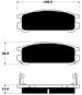 Porterfield Brake Pads for 1996 SUBARU IMPREZA 5 DOOR FR SPORT