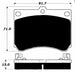 Porterfield Brake Pads for 1990 MAZDA PROTEGE 4WD FR SPORT