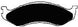 Porterfield Brake Pads for 1997 JEEP GRAND CHEROKEE FR SPORT