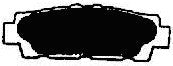 Porterfield Brake Pads for 1990 LEXUS LS 400 FR SPORT