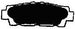 Porterfield Brake Pads for 1990 LEXUS LS 400 FR SPORT