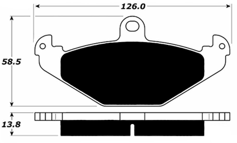 Porterfield Brake Pads for 1997 LOTUS ESPRIT FR SPORT