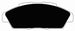Porterfield Brake Pads for 1990 HONDA ACCORD Coupe FR SPORT