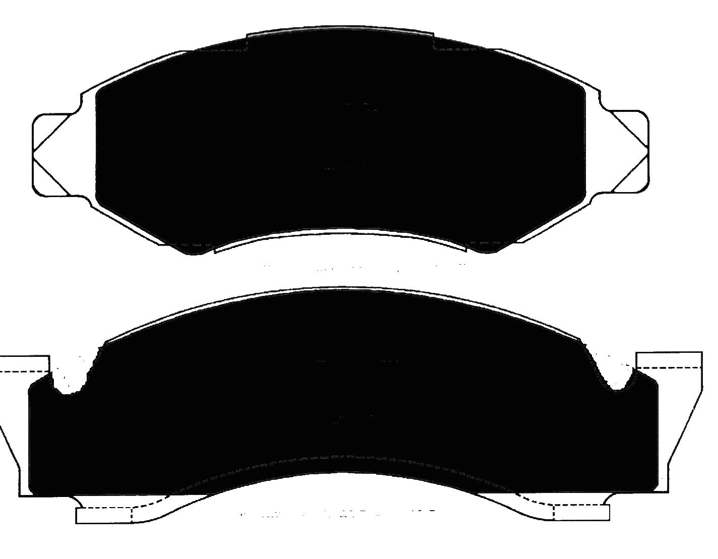 Porterfield Brake Pads for 1981 FORD BRONCO FR SPORT