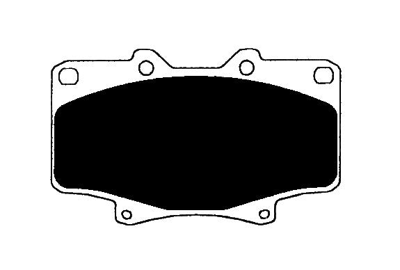 Porterfield Brake Pads for 1995 TOYOTA LANDCRUISER FR SPORT