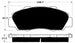 Porterfield Brake Pads for 1996 ACURA RL FR SPORT