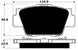 Porterfield Brake Pads for 2004 ACURA NSX FR SPORT