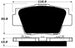 Porterfield Brake Pads for 1997 ACURA NSX FR SPORT