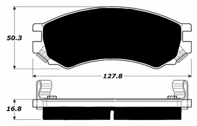 Porterfield Brake Pads for 1996 SATURN S SERIES - COUPE SC, SEDAN SL, W FR SPORT