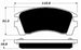 Porterfield Brake Pads for 1993 NISSAN NX Coupe 2.0L w/o ABS FR SPORT