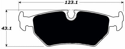 Porterfield Brake Pads for 1993 JAGUAR XJ 12 FR SPORT