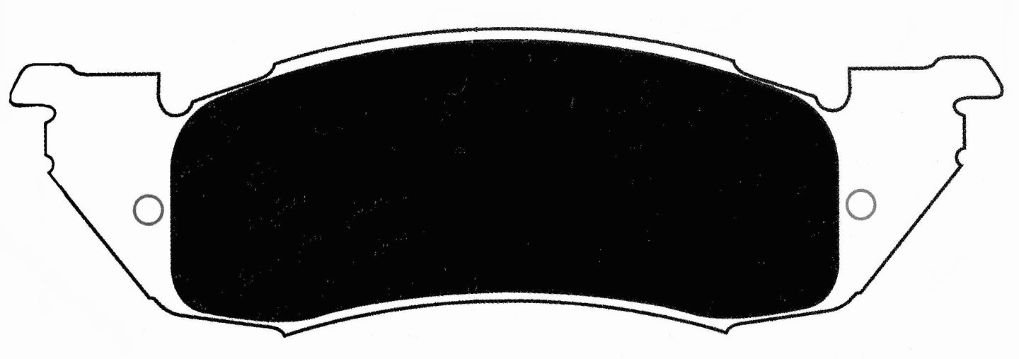 Porterfield Brake Pads for 1993 DODGE DAKOTA 2WD 9" Rear Shoe FR SPORT