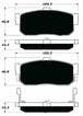 Porterfield Brake Pads for 1990 NISSAN MAXIMA FR SPORT