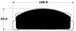 Porterfield Brake Pads for 1987 FIAT BERTONE FR SPORT