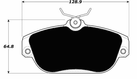 Porterfield Brake Pads for 1998 VOLVO V90 FR SPORT