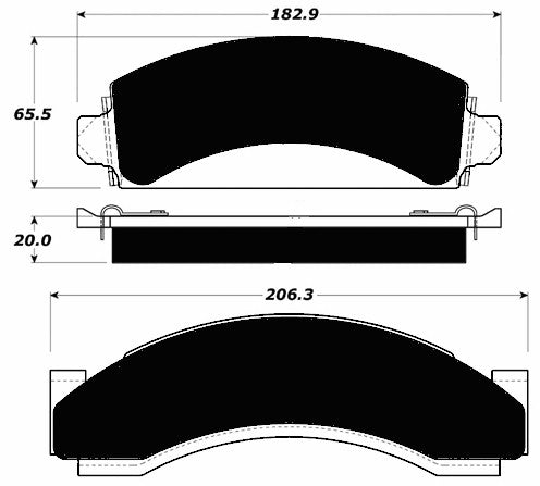 Porterfield Brake Pads for 1994 CHEVROLET C3500 2WD DRW Rear Disc FR SPORT