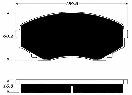 Porterfield Brake Pads for 1996 MAZDA MPV FR SPORT