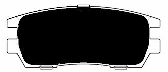 Porterfield Brake Pads for 1993 MITSUBISHI Montero V6 FR SPORT