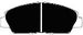 Porterfield Brake Pads for 1996 HONDA PRELUDE S FR SPORT