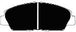 Porterfield Brake Pads for 1994 HONDA PRELUDE FR SPORT