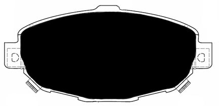 Porterfield Brake Pads for 1996 LEXUS SC 400 FR SPORT