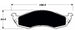 Porterfield Brake Pads for 1996 MERCURY VILLAGER FR SPORT