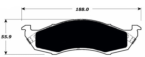Porterfield Brake Pads for 1996 MERCURY VILLAGER FR SPORT