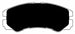 Porterfield Brake Pads for 1996 ACURA SLX FR SPORT