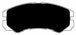 Porterfield Brake Pads for 1996 ACURA SLX FR SPORT