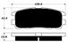 Porterfield Brake Pads for 1997 HONDA PASSPORT 6cyl FR SPORT
