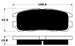 Porterfield Brake Pads for 1996 ACURA SLX FR SPORT