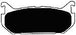 Porterfield Brake Pads for 1996 FORD PROBE R/Disc FR SPORT