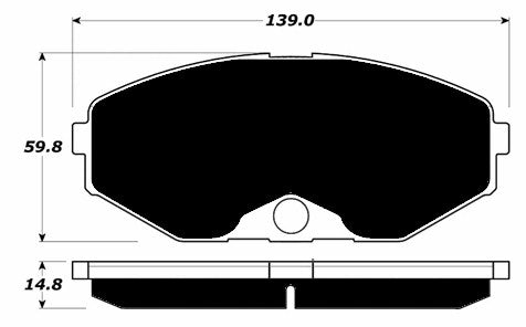 Porterfield Brake Pads for 1996 INFINITI J30 FR SPORT