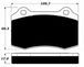 Porterfield Brake Pads for 1996 DODGE VIPER FR SPORT