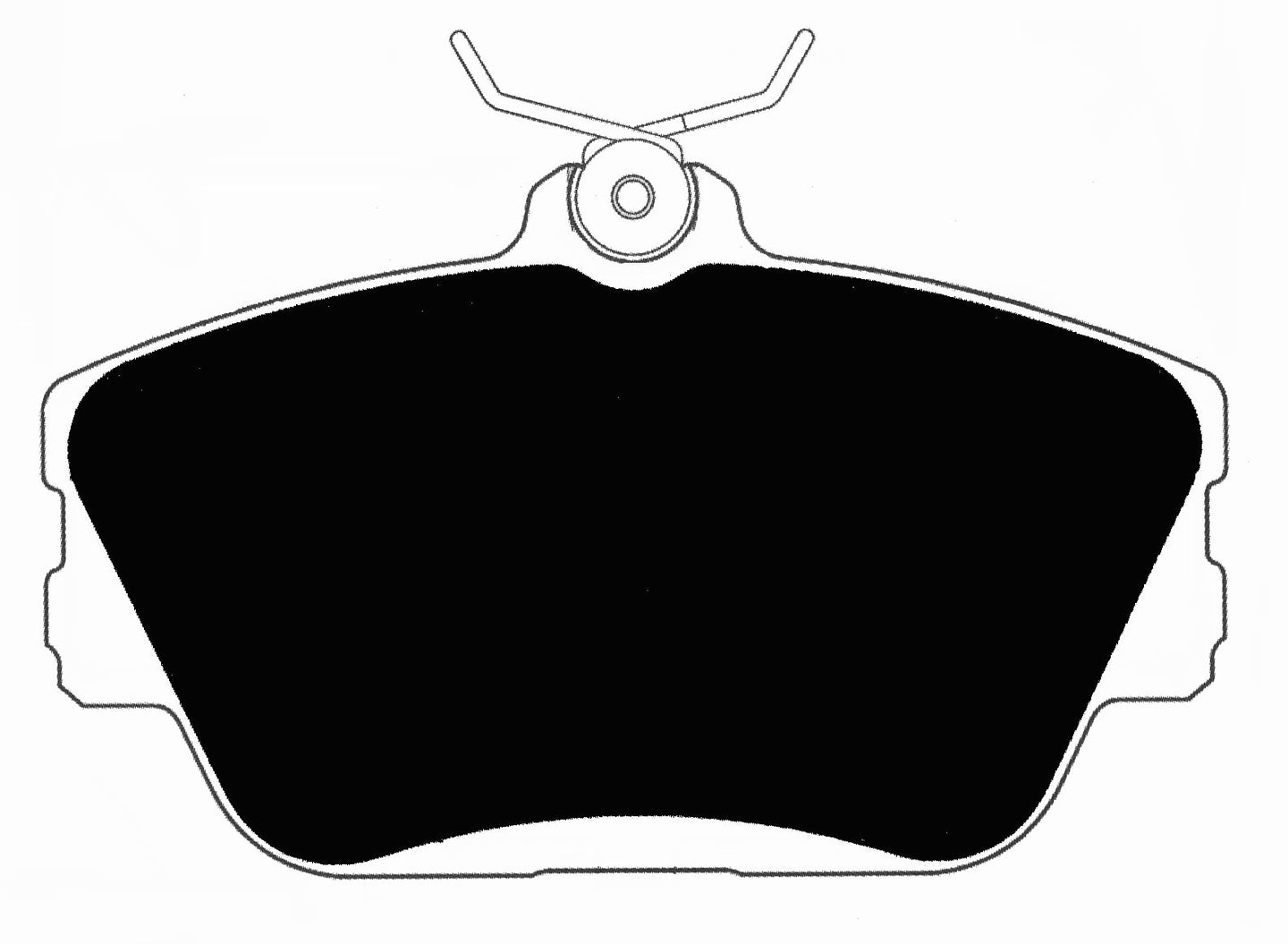 Porterfield Brake Pads for 1996 MERCURY COUGAR Sport FR SPORT