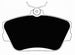 Porterfield Brake Pads for 1996 MERCURY COUGAR Sport FR SPORT