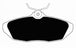 Porterfield Brake Pads for 1996 MERCURY COUGAR Sport FR SPORT