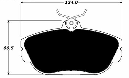 Porterfield Brake Pads for 1997 FORD TAURUS R/Disc FR SPORT