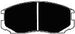 Porterfield Brake Pads for 1996 MITSUBISHI Mirage FR SPORT