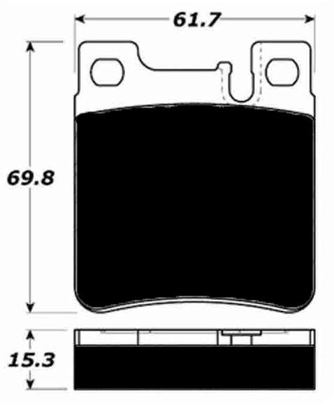 Porterfield Brake Pads for 1996 MERCEDES-BENZ S600 FR SPORT
