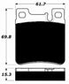 Porterfield Brake Pads for 2004 MERCEDES-BENZ C32 AMG FR SPORT