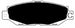 Porterfield Brake Pads for 1997 LEXUS LS 400 FR SPORT