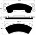Porterfield Brake Pads for 1995 CHEVROLET IMPALA FR SPORT