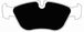 Porterfield Brake Pads for 1998 VOLVO V70 XC AWD FR SPORT